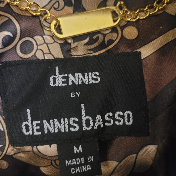 Dennis by Dennis basso Mid Length Faux Fur Coat Size Medium - Picture 8 of 9